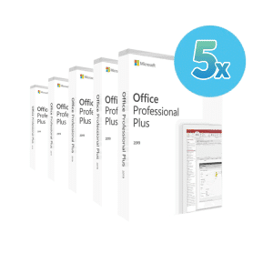 Pachet 5x Licente Office 2019 Pro Plus (RETAIL)