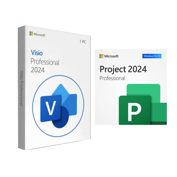 Pachet Licente Microsoft Visio Professional 2024 + Project Professional 2024